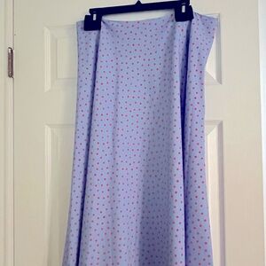 Kate Spade Polka Dot Skirt in Blue and Red